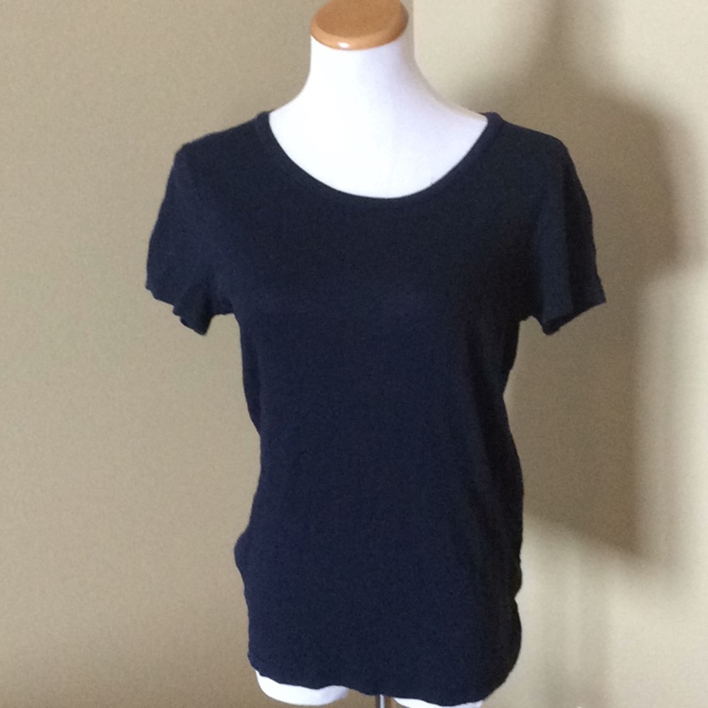 J.Crew Navy Crew Neck T Super Soft